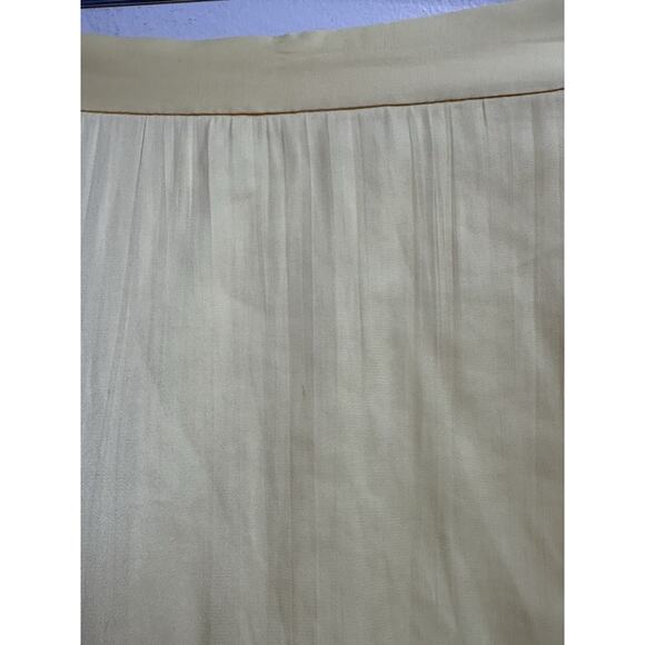 Maeve Anthropologie Yellow Ruffle Wrap Skirt Tie Waist Layered Womens S - Picture 10 of 10